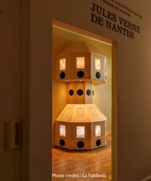 Sala installazione museo Jules Verne